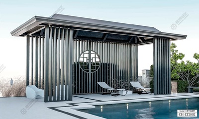 新中式凉亭CH-LT2002